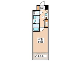 メゾンデノムラ島之内の物件間取画像